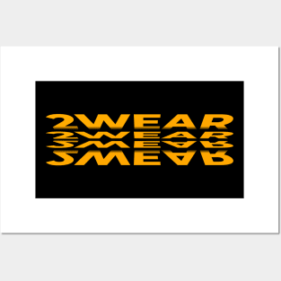 2Wear typographic logo Posters and Art